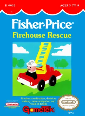 Fisher-Price - Firehouse Rescue (USA) box cover front